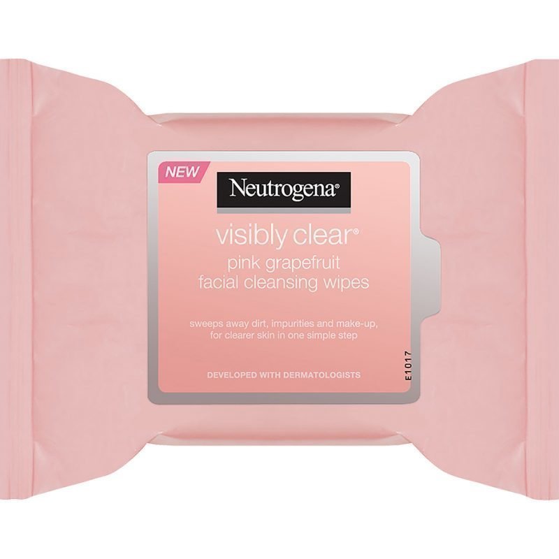 Neutrogena Visibly Clear Pink Grapefruit Facial Cleansing Wipes