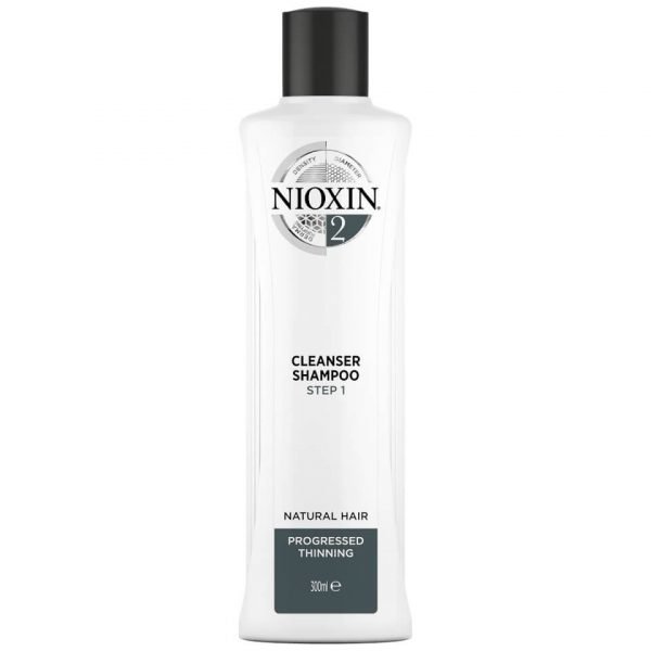 Nioxin 3-Part System 2 Cleanser Shampoo For Natural Hair With Progressed Thinning 300 Ml