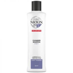 Nioxin 3-Part System 5 Cleanser Shampoo For Chemically Treated Hair With Light Thinning 300 Ml
