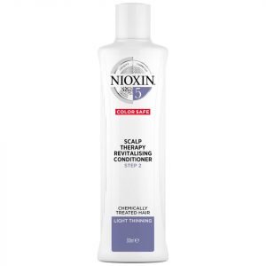 Nioxin 3-Part System 5 Scalp Therapy Revitalizing Conditioner For Chemically Treated Hair With Light Thinning 300 Ml