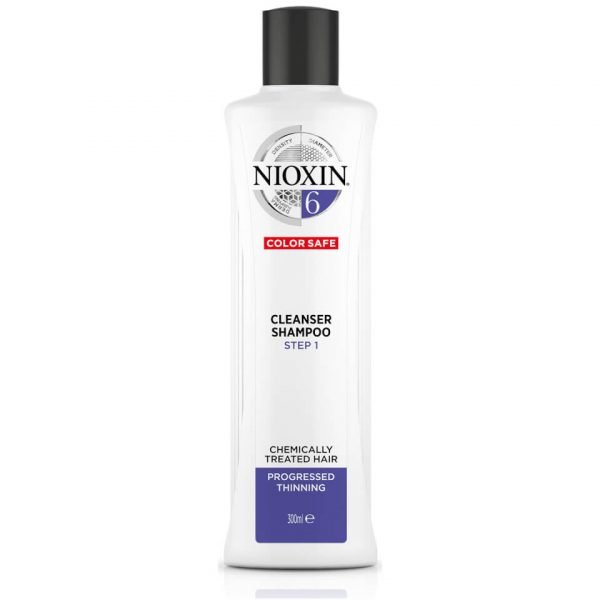 Nioxin 3-Part System 6 Cleanser Shampoo For Chemically Treated Hair With Progressed Thinning 300 Ml