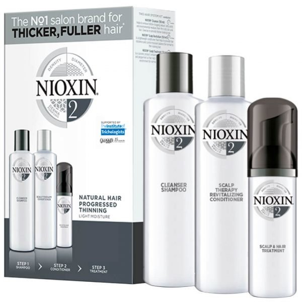 Nioxin 3-Part System Trial Kit 2 For Natural Hair With Progressed Thinning