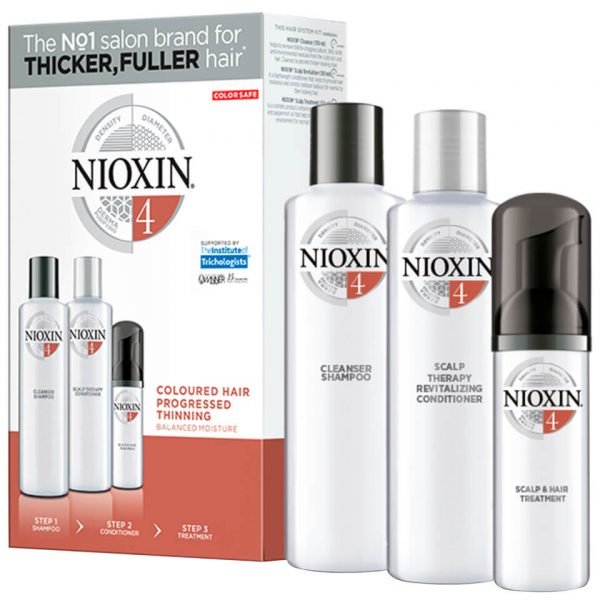 Nioxin 3-Part System Trial Kit 4 For Colored Hair With Progressed Thinning