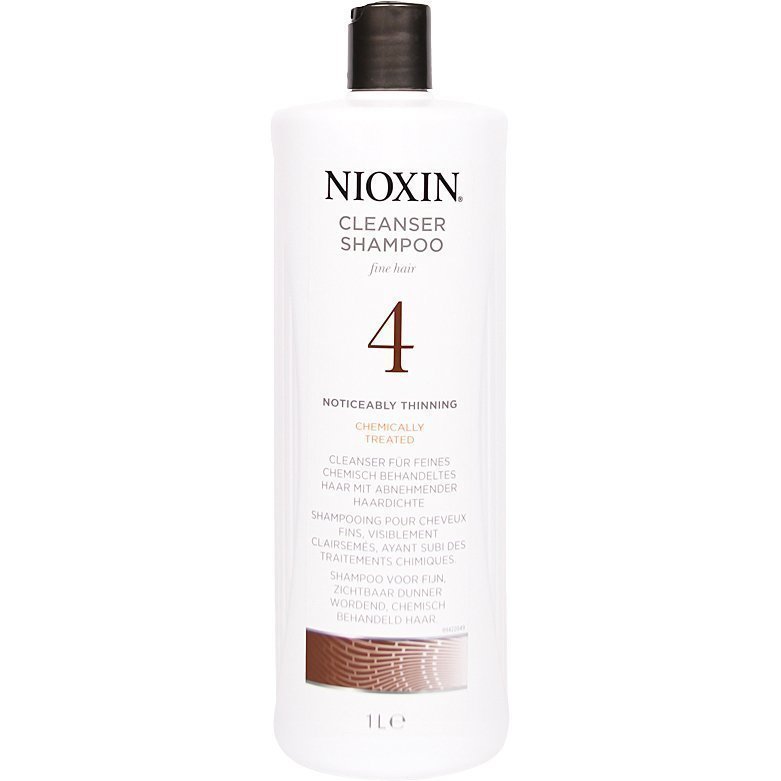 Nioxin System 4 Cleanser Shampoo (Fine Hair) 1000ml