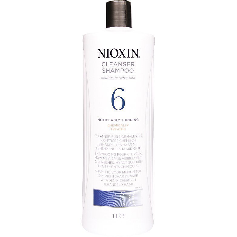 Nioxin System 6 Cleanser Shampoo (Medium/Coarse Hair) 1000ml