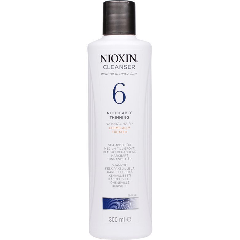Nioxin System 6 Cleanser Shampoo (Medium/Coarse Hair) 300ml