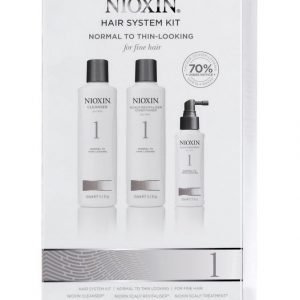 Nioxin Trial Kit System 1 Aloituspaketti Hiuksille 150 + 150 + 50 ml