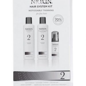 Nioxin Trial Kit System 2 + Aloituspaketti Nro. 2 Hiustenhoitopaketti 150 + 150 + 40 ml