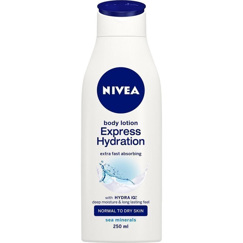 Nivea Express Moisturising Body Lotion Normal to Dry Skin 250ml