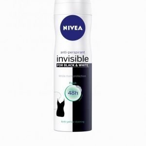 Nivea Invisible Black & White Deo Spray 150 Ml Deodorantti