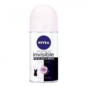 Nivea Invisible For Black & White Clear Deo Roll-On 50 Ml