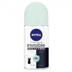 Nivea Invisible For Black & White Fresh Roll-On Deodorantti 50 Ml