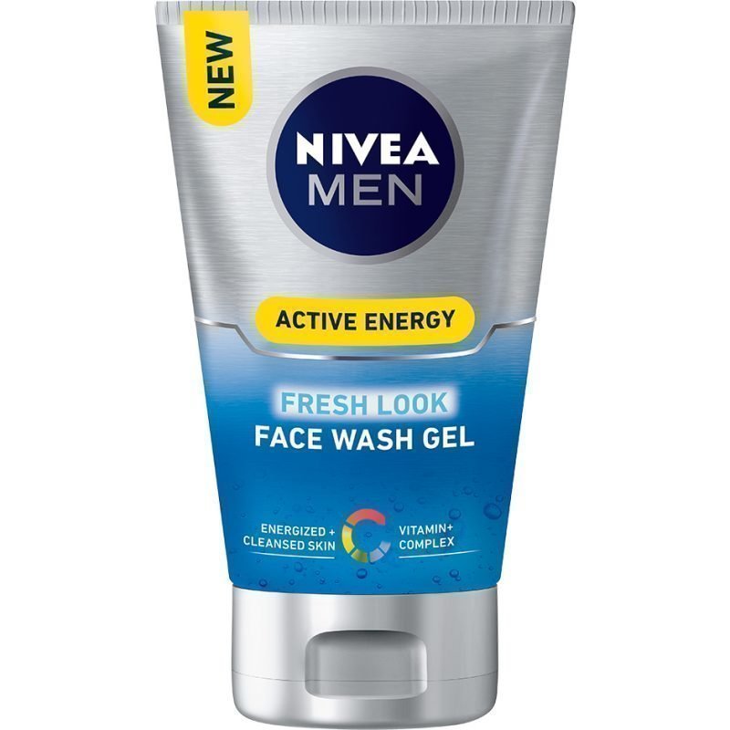 Nivea MEN Active Energy Fresh Look Face Wash Gel 100ml