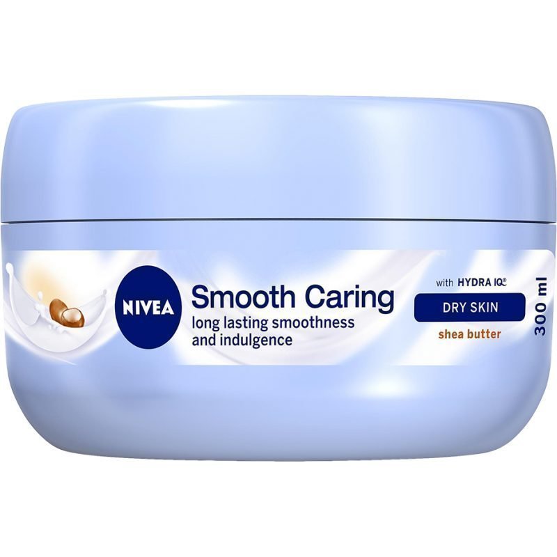 Nivea Smooth Caring Body Cream Shea Butter Dry Skin 300ml