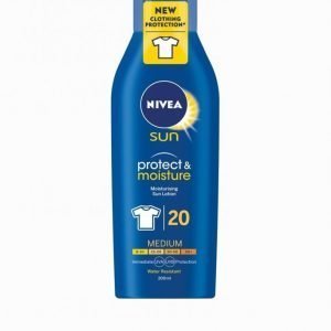 Nivea Spf20 Sun Lotion With Clothing Protection 200 Ml Aurinkosuoja Spf 20