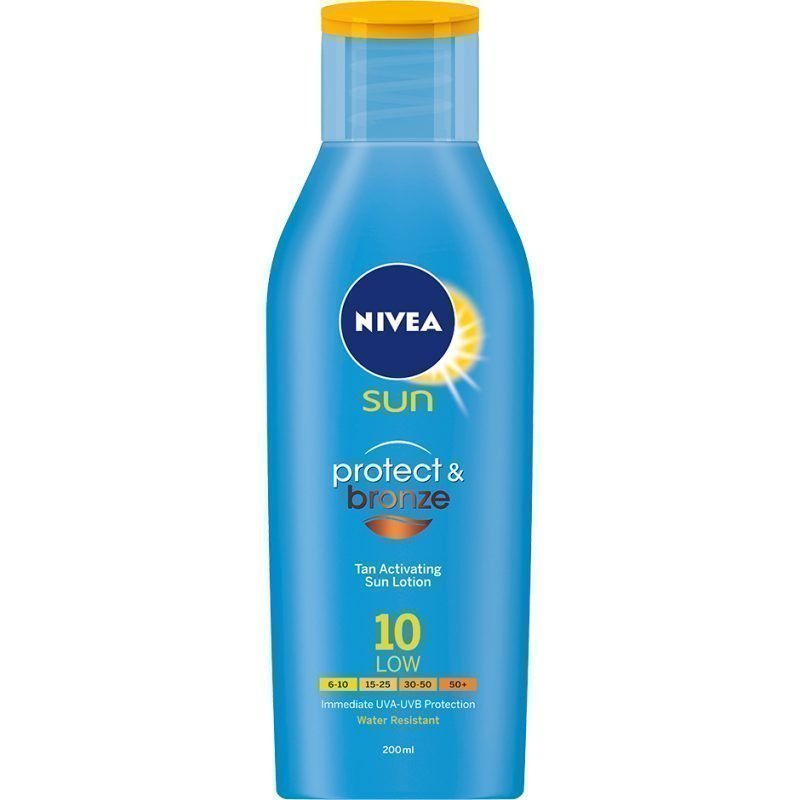 Nivea Sun Protect & Bronze Lotion SPF10 200ml