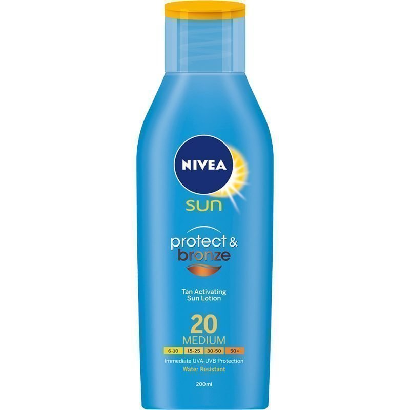 Nivea Sun Protect & Bronze Lotion SPF20 200ml