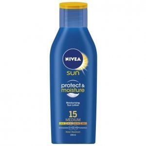 Nivea Sun Protect & Moisture Sun Lotion Spf 15 Aurinkosuojaemulsio 200ml