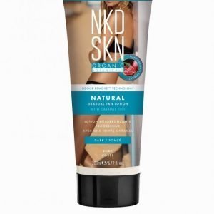 Nkd Skn Self Tan Natural Gradual Tan Lotion With Caramel Tint 200 Ml Itseruskettava Dark