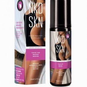 Nkd Skn Self Tan Natural Tan Mousse 200 Ml Itseruskettava Medium