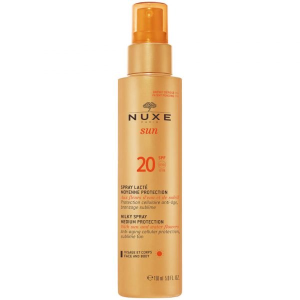 Nuxe Sun Milky Spray Face And Body Spf 20 150 Ml Exclusive