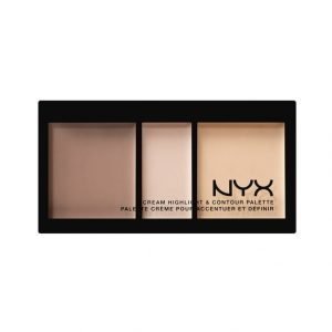 Nyx Cream Highlight And Contour Palette Korostuspaletti