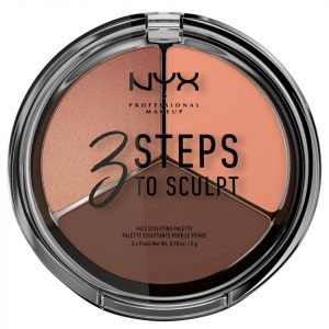Nyx Professional Makeup 3 Steps To Sculpt Face Sculpting Palette Deep