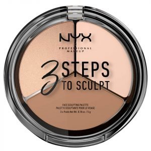 Nyx Professional Makeup 3 Steps To Sculpt Face Sculpting Palette Fair