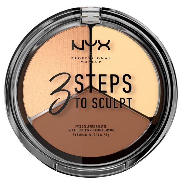 Nyx Professional Makeup 3 Steps To Sculpt Face Sculpting Palette Light