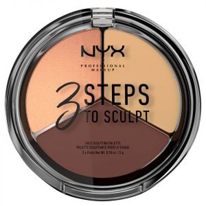 Nyx Professional Makeup 3 Steps To Sculpt Face Sculpting Palette Medium