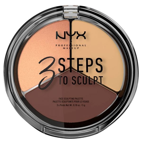 Nyx Professional Makeup 3 Steps To Sculpt Face Sculpting Palette Medium