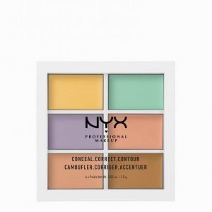 Nyx Professional Makeup 3c Palette Color Correcting Concealer Peitevoide Monivärinen