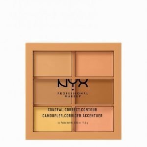 Nyx Professional Makeup 3c Palette Conceal Correct Contour Meikinkorostuspaletti Medium