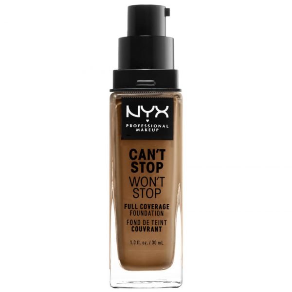 Nyx Professional Makeup Can't Stop Won't Stop 24 Hour Foundation Various Shades Almond