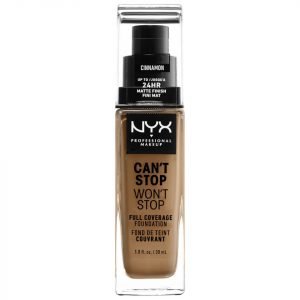 Nyx Professional Makeup Can't Stop Won't Stop 24 Hour Foundation Various Shades Cinnamon