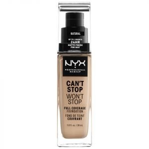 Nyx Professional Makeup Can't Stop Won't Stop 24 Hour Foundation Various Shades Natural