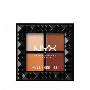 Nyx Professional Makeup Full Throttle Shadow Palette Luomiväri Color Riot