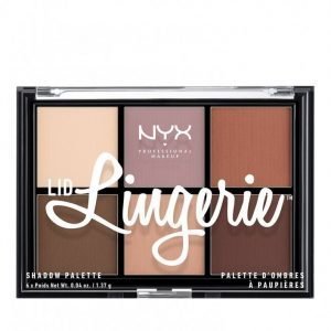 Nyx Professional Makeup Lid Lingerie Shadow Palette Luomiväri Multicolor