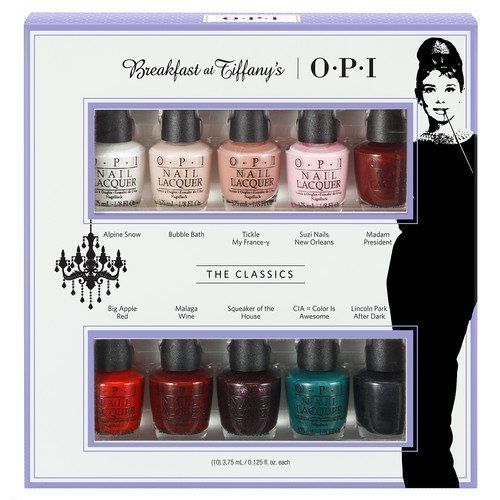 OPI Holiday 2016 Breakfast At Tiffany's 10 Minis