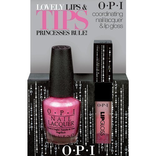 OPI Lovely Lips & Tips Princesses Rule Duo Set