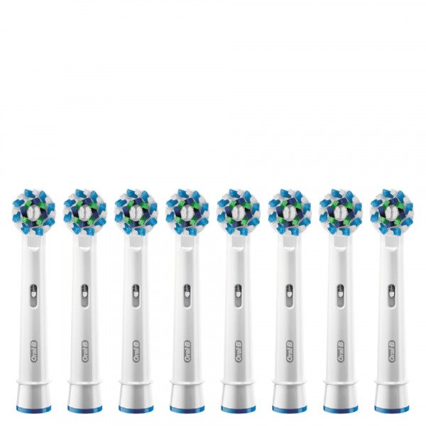 Oral-B Cross Action Replacement Toothbrush Heads 8 Pack
