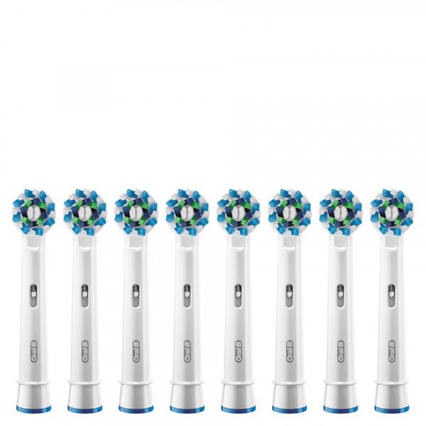 Oral-B Cross Action Replacement Toothbrush Heads 8 Pack