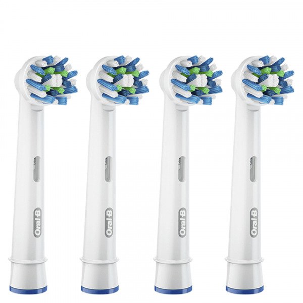 Oral-B Cross Action Toothbrush Head Refills X4