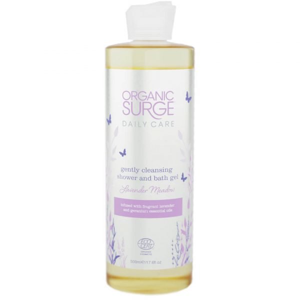 Organic Surge Lavender Meadow Shower & Bath Gel 500 Ml