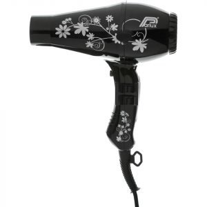 Parlux 3200 Flowers Hair Dryer Black / Silver