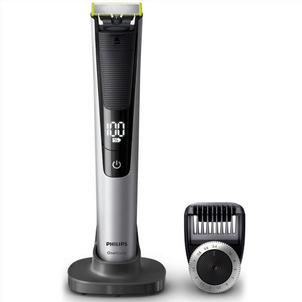Philips Qp6520 / 25 Oneblade Pro Hybrid Trimmer And Shaver With 14-Length Comb