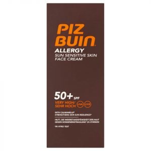 Piz Buin Allergy Sun Sensitive Skin Face Cream Very High Spf50+ 50 Ml