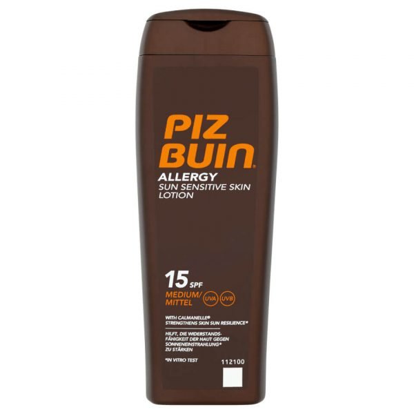 Piz Buin Allergy Sun Sensitive Skin Lotion Medium Spf15 200 Ml
