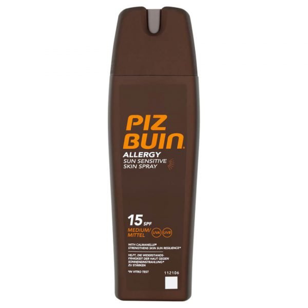 Piz Buin Allergy Sun Sensitive Skin Spray Medium Spf15 200 Ml