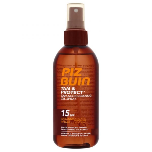 Piz Buin Tan & Protect Accelerating Oil Spray Spf15 150 Ml